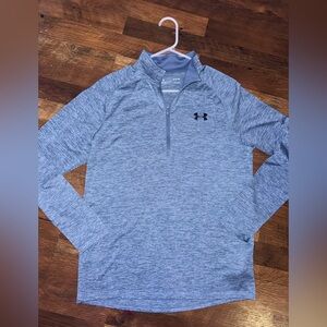 Under Armour Men’s Blue Quarter-Zip Lightweight Pullover size M